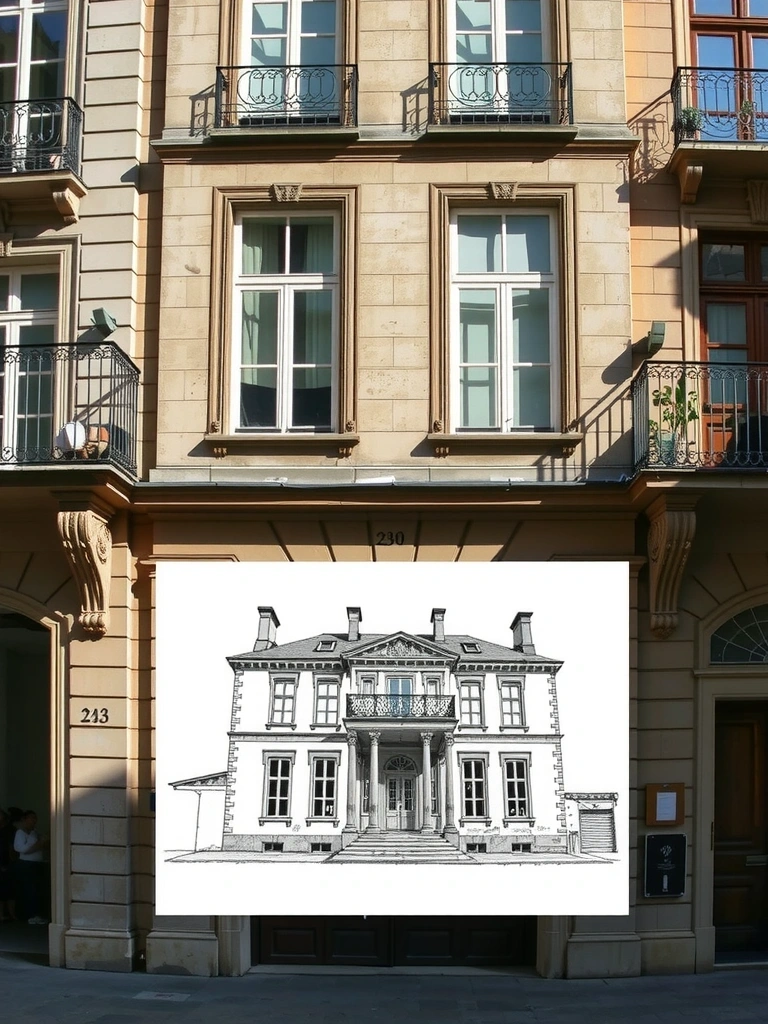 Comparaison plan et réalité